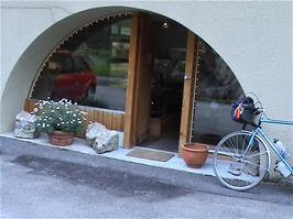 The entrance to Kristella Crystal at Guttannen, 16.4 miles from Brienz and 1062m above sea level